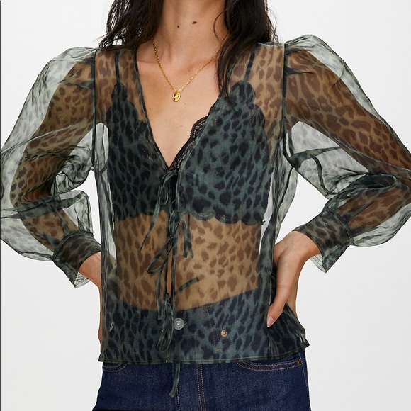 Aritzia Little Moon Celestial Blouse BNWT - Picture 2 of 3